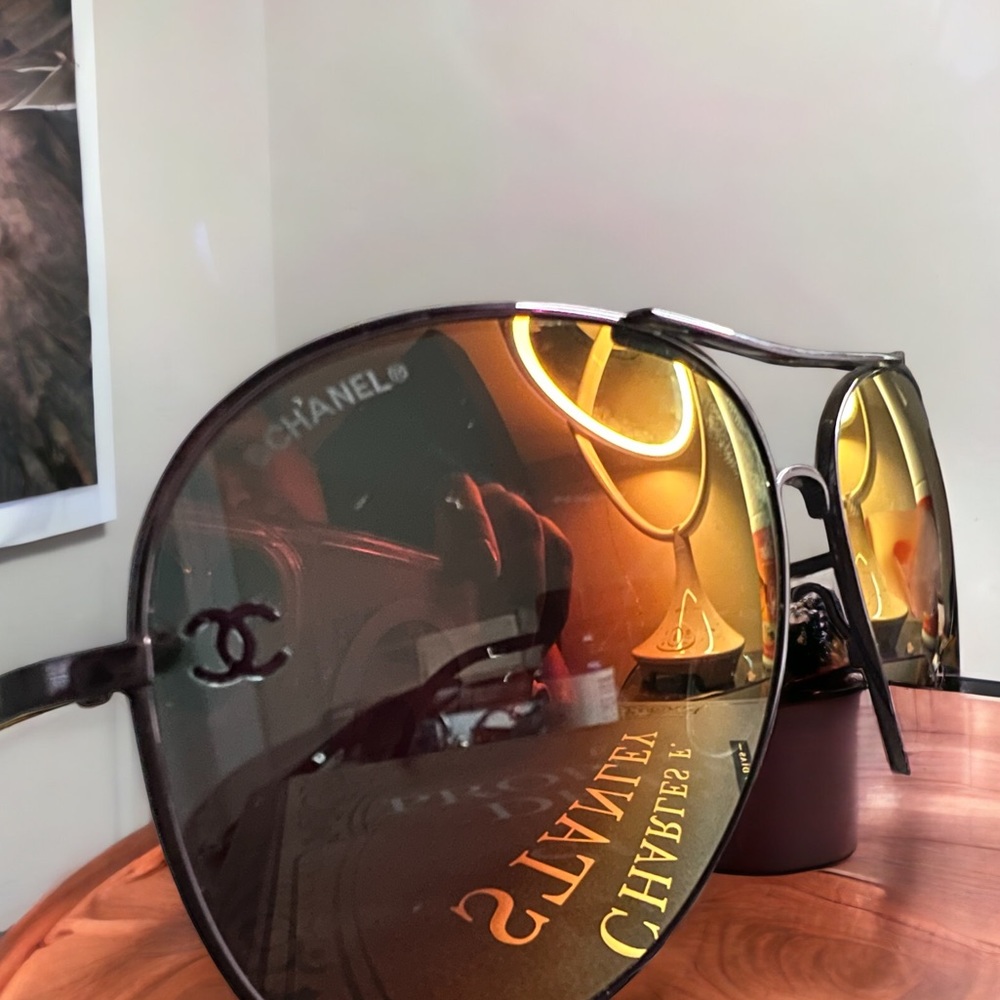 Chanel Pilot Aviator CC Logo